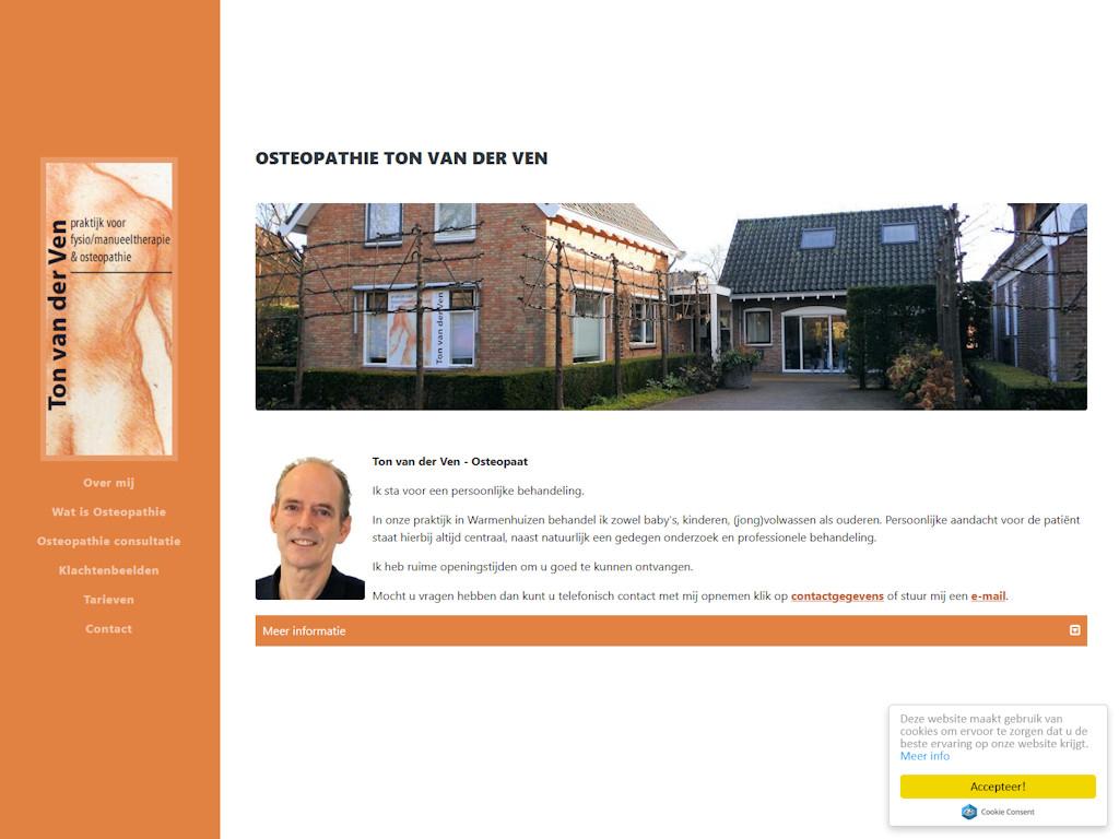 Osteopathie Ton van der Ven.nl Osteopathie Ton van der Ven.nl