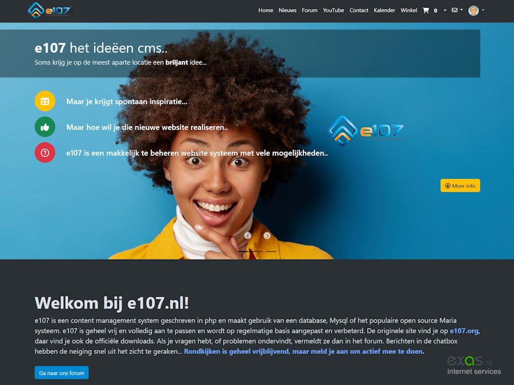 Website e107.nl Website e107.nl